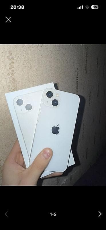 iphone 10 qiyməti: IPhone 13, 128 GB, Ağ, Face ID — 1