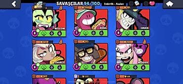 x96 max: Brawl Stars oyun hesabı - Kupa: 30,735 - Dəyərlilər: 94/100 döyüşçü — 7