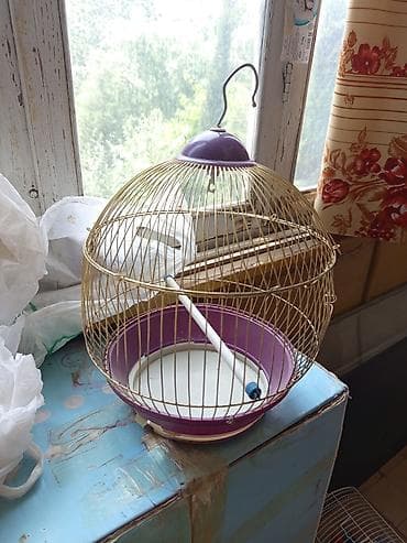 cuce: Sferik quş qəfəsi - Forma: dairəvi/sferik, yuxarıdan asılqan qarmaqla — 2