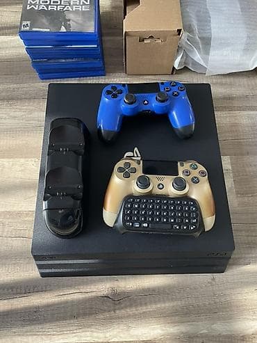 PlayStation 4 Pro oyun konsolu dəsti Komplekt: - PS4 Pro (1TB, 4K — 3
