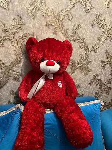 oyuncaq alemi: Nəhəng ölçülü plyuş ayı oyuncaqları 1) Boz rəngli nəhəng ayı .uzunluq — 4