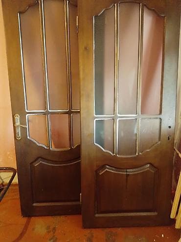 Qonaq otağı üçün İşlənmiş Otaq qapısı Plintus ilə, Zəmanətsiz, Ünvandan götürmə — 1