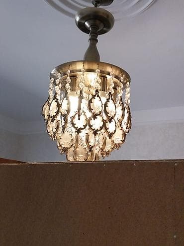 at sekilleri: Çılçıraq, 5 lampa, Metal — 4