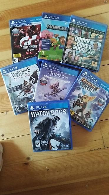 playstation 2 oyunu: Playstation 4 Slim 🧠 7disk yazılıdır Yaddaşı 1TB Diskler verilir — 2