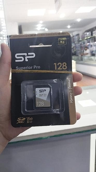 taipsi adapter: SP Superior Pro SDXC yaddaş kartı – 128 GB - Model: SP (Silicon — 1