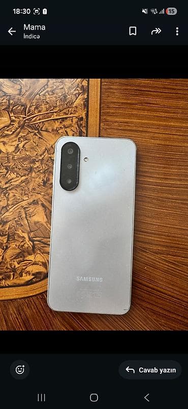 samsung tab e: Samsung Galaxy A17, rəng - Gümüşü — 2