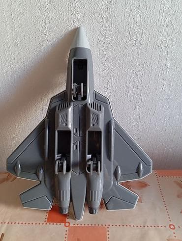 oyuncaq teyyare: Shkval-57 reaktiv qırıcı təyyarə plastmasdan. - Material: möhkəm — 4