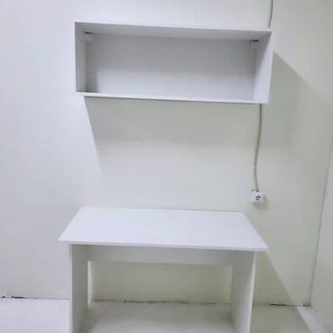 mebel materialı: ☑️ Komplekt masa və divar rəfi mebeli. Ofis, iş və ev üçün super — 3