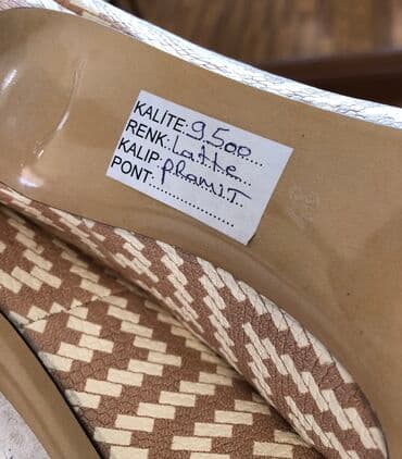 ayaggabı: Tuflilər, Ölçü: 37, Yeni — 2