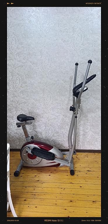 vele: Elliptik velotrenajor – 2‑si 1‑də (elliptik + oturacaqlı pedal) — 2