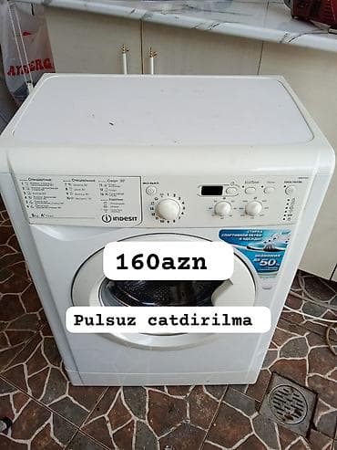 Indesit önyükləməli paltaryuyan maşın - Baraban həcmi: təxmini 5 kq -