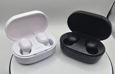 səs kalonka: Yeni Simsiz (Bluetooth) Qulaqcıqlar, rəng - Qara — 3