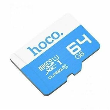 Yaddaş kartı 64GB MİCRO SD CART Hoco brendi firmanın öz malıdır