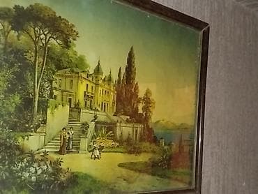 diw wekilleri: Çərçivəli tablo – “sahil villası” mövzulu reproduksiya - Janr — 2