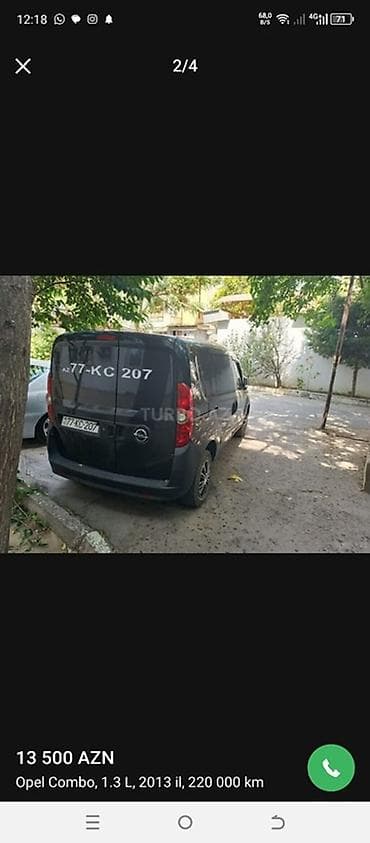 generator 8 kva: Opel Combo: 1.3 l | 2013 il 220000 km Van body type — 5