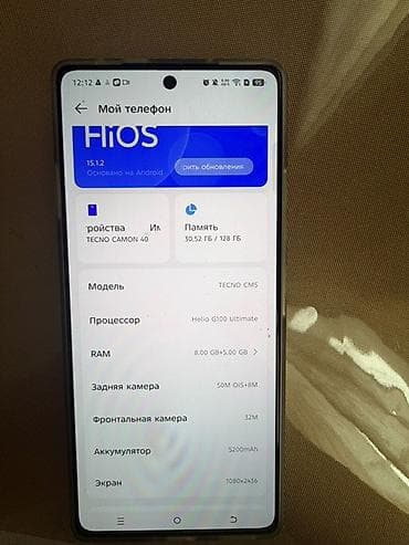 xiaomi redmi 10: Tecno 128 GB, rəng - Boz, Sensor — 4