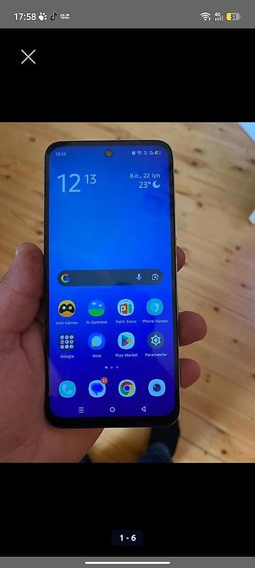 Infinix Hot 60 Pro, 256 GB, rəng - Boz, Sensor, Face ID