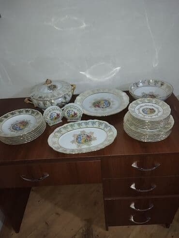 sac satişi: Nahar dəsti, rəng - Ağ, Farfor, Madonna, 6 nəfərlik, Çexiya — 3