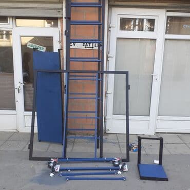 işlənmiş nərdivan: Ucu birinde nerdivan ayaq alti eni 1.60 pilekanlarin eni 50sm. Aciilib — 4