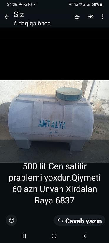 candan ütü: Bak, Plastik, 500 l l — 1