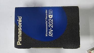 sony maqintafon: Panasonic mikro-kasseta diktofonuşə Made in Japon (model: RQ-LM402 – — 6