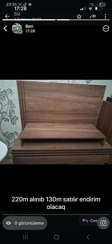 avanqart mebeller: Mebel dəsti – taxta fakturalı TV stendi/komod üstü panel - Material — 1