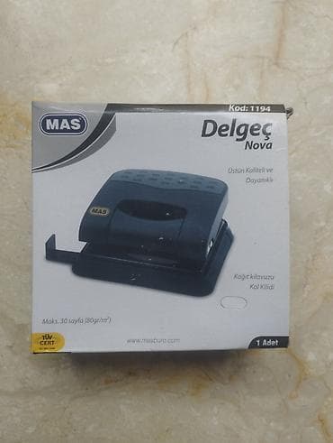 perforator: MAS Nova kağız deşən (Model: Kod 1194) - İki deşikli ofis delgəci - — 1
