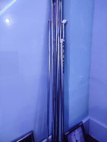 Pərdə və tüllər: Paslanmayan poladdan teleskopik pərdə/qarşısı boruları və asqı — 3