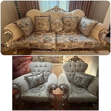 İşlənmiş, Divan, 2 kreslo