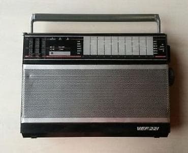 Диктофоны: VEF 221 portativ radioqəbuledici - Klassik sovet istehsalı, analoq — 4