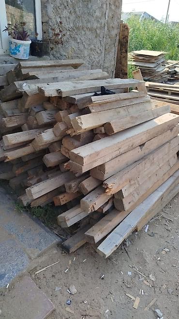 Taxta plitələr: Təsvir: - Material: Təbii taxta lövhə (şalban/plyanka tipli, iri — 5