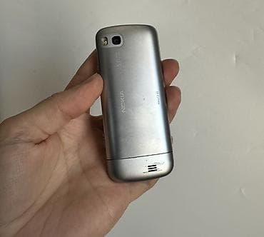 ucuz nokia: Nokia C3, rəng - Gümüşü, Sensor — 6