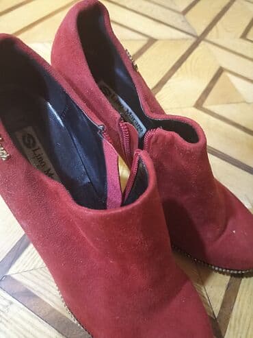 qiz ucun botlar: Qadın botları – Lino Marano - Rəng: tünd qırmızı (bordo) - Model — 2