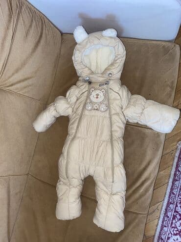 bej bodilər (pudra rəng bodilər): Kombinezon, Uniseks, 0 - 3 ay — 1