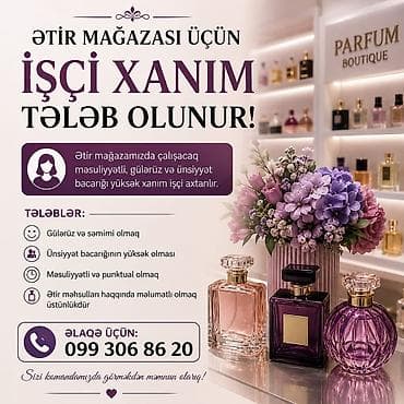 daye axtariram: Satış məsləhətçisi tələb olunur, Yalnız qadınlar üçün — 1