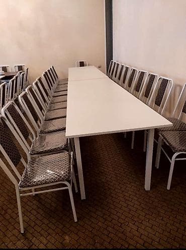 restoran masalari: Kafe və restoranlar üçün 4 nəfərlik 6 nəfərlik 8 nəfərlik stul və — 1