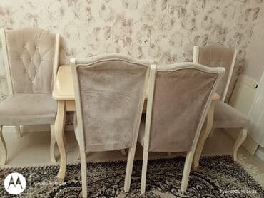 Taburetlər: İşlənmiş, 4 stul — 2