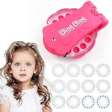 Бижутерия: Uşaq saç bəzəmə dəsti – “Bling Bling” büllur yapışdırıcı aparatı və — 2