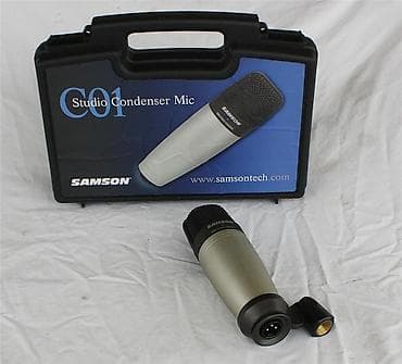 Mikrofonlar: Studiya Mikrofon "Samson C01" . Samson firmasina mexsus C01 studio — 1