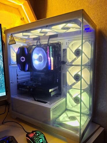 komputer pultu: ✅HP 24 monitor ✅Cpu i5 12ci nesil ( 12400F ) ✅Ram 32 Gb ✅Bandle — 5