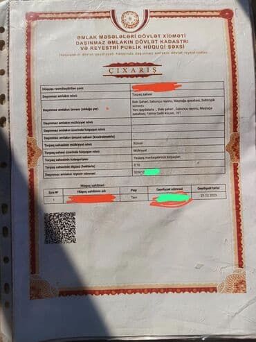 продажа дачных участков в баку: Для строительства, Купчая — 8