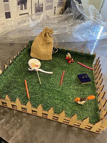 Tekstil: Novruz xoncasi 20 alinb boyuk ölcdu 11 mn - Taxta materialdan — 4