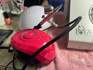 Peşəkar dırnaq və gözəllik işləri üçün mini airbrush kompressor seti — 1