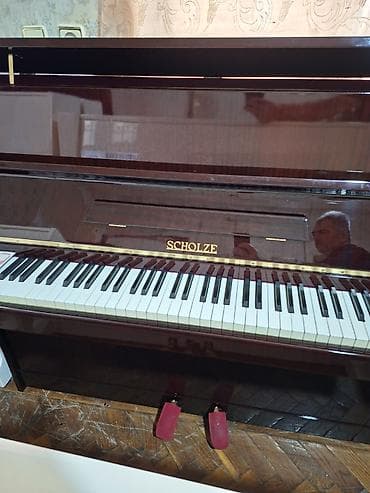 electro piano: SCHOLZE dik pianino - Növ: akustik dik pianino - Brend/model: SCHOLZE — 3