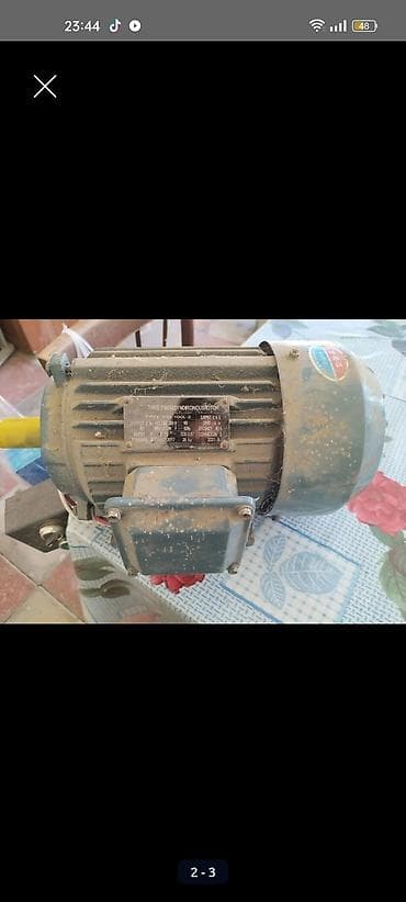Nəqliyyat: Üç fazalı asinxron elektrik mühərriki Model: YE3-100L-2 Güc: 3 kW — 3