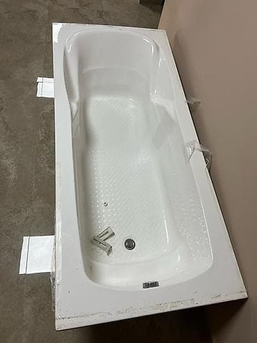 hamam seti: Vanna 1.90.85 təzə 150 manat Akril vanna, metal karkas ayaqlarla. - — 3