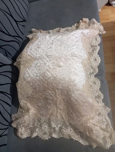 yatag ortuyu: Yataq üçün Yeni rəng - Bej Yataq örtüyü, Ünvandan götürmə — 3