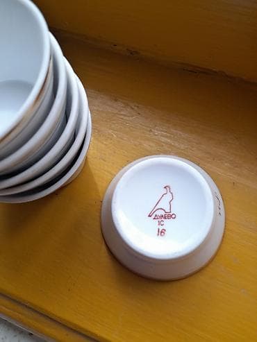 naxcivan duzu satisi: Fincanlar, rəng - Ağ, Keramika, 6 ədədli dəst, Rusiya — 2