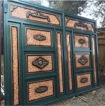 Döşəmə: Dəmir Həyət darvazası, Siyirmə, Qapı ilə, rəng - Qəhvəyi, Kredit yoxdur — 10