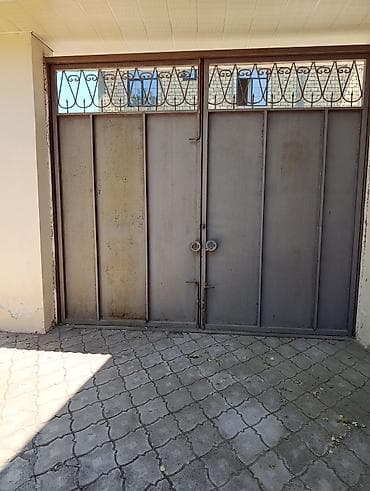 qapi setkalari: Dəmir Həyət darvazası, Mexaniki, Qapı ilə, rəng - Boz, Kredit yoxdur — 4